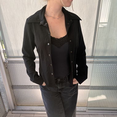 Schwarze Damenjacke Gr. 42