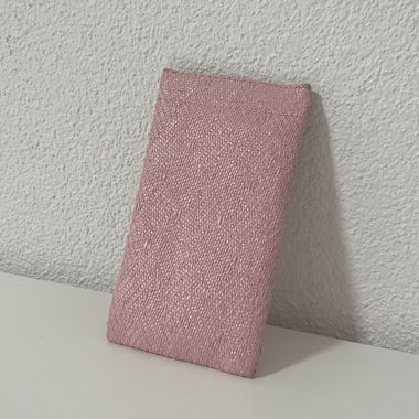 Pink glasses case