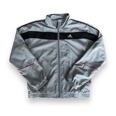 Vintage Adidas Jacke Grau
