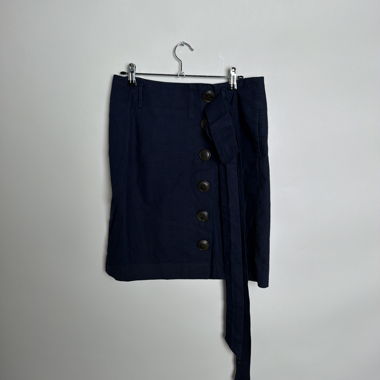 Navy Wickel-Minirock