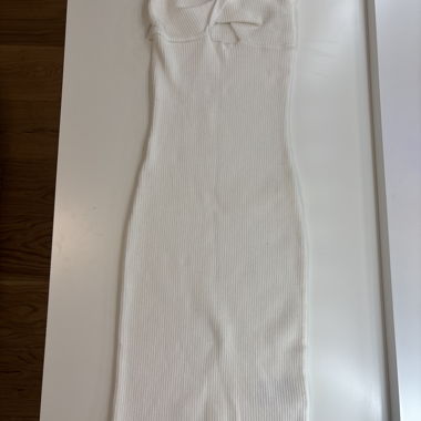 Robe bustier blanche