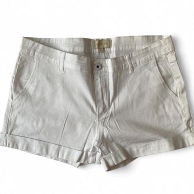 Shorts en coton blanc
