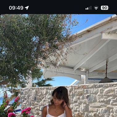 Hollister Kleid weiss