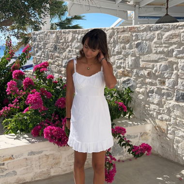 Hollister Kleid weiss