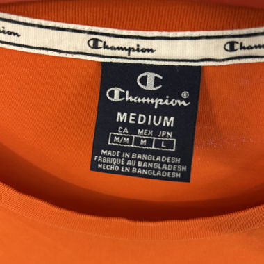 T-shirt orange Champion