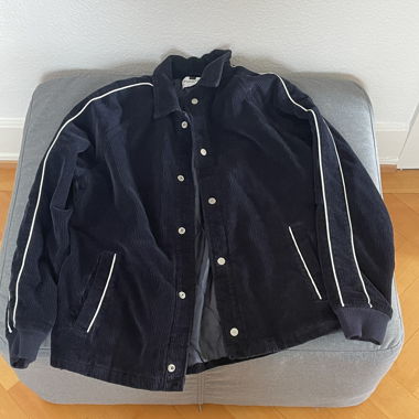 Giacca Topman in velluto a coste nera - Taglia L