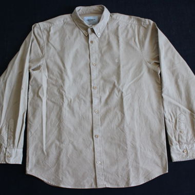Carhartt WIP "L/S Bolton Shirt" Taille: L, beige