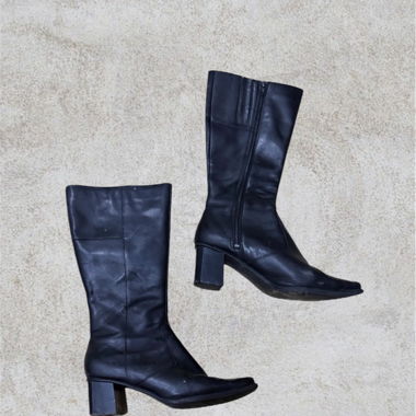 Black Leather Boots