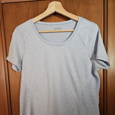 Sport T-Shirt hellblau