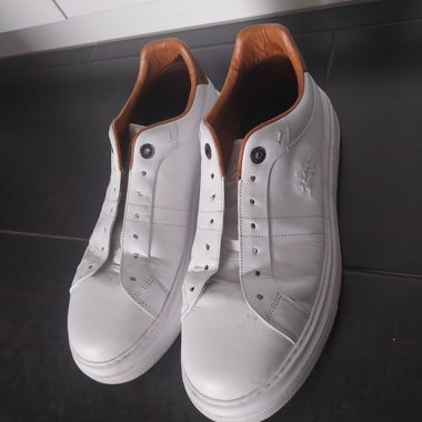 White Leather Sneakers