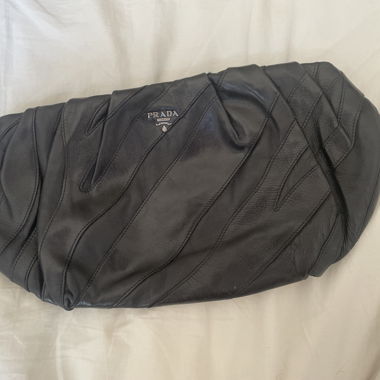 Sac Prada en cuir noir