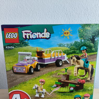 Lego Friends Pferde- und Ponyanhänger neu