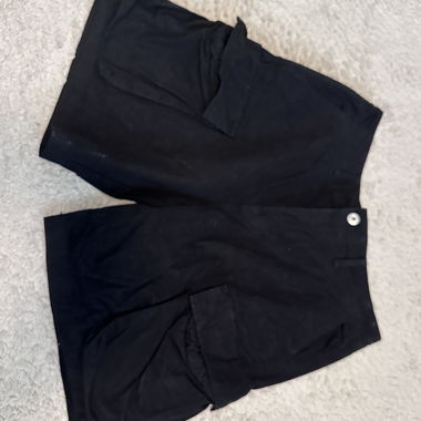 Pantalon cargo noir Pull&Bear
