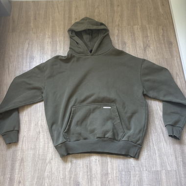Dropsize HEAVY BLANK - felpa con cappuccio - oliva