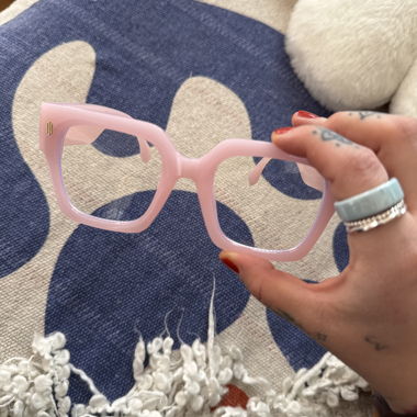 Pink Blue Light Glasses