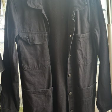 Schwarze Utility-Jacke