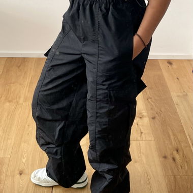Black cargo pants