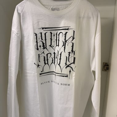 T-shirt manches longues BLVCK SCVLE blanc