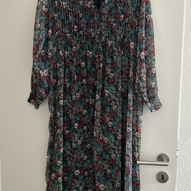 Transparent Floral Dress Midi/Maxi