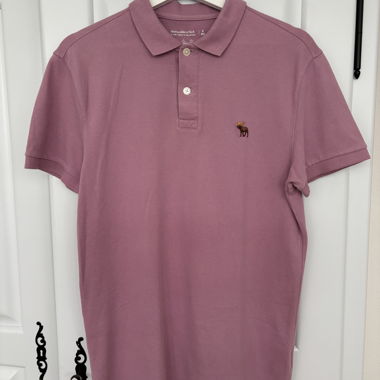 Polo-Shirt Abercrombie & Fitch rosa