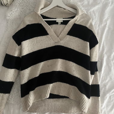 Striped Knit Sweater