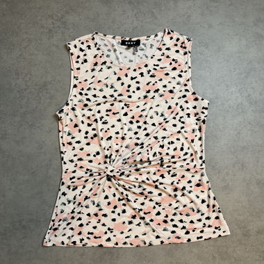 DKNY Sleeveless Twist Top