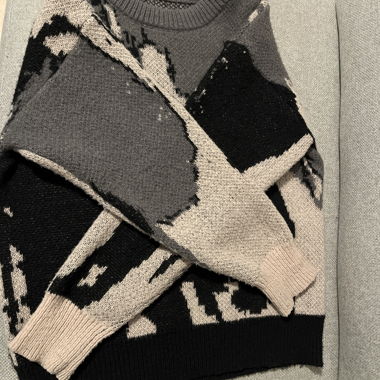 Graphic Knit Sweater