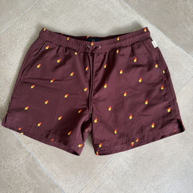 Burgundy Swim Shorts