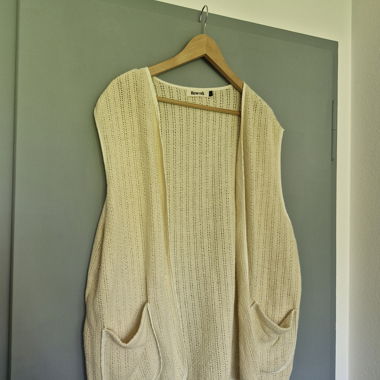 Gilet en maille rework