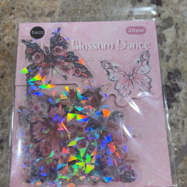 Butterfly Holographic Sticker Set