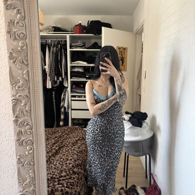 Réalisation Leopard Print Slip Dress