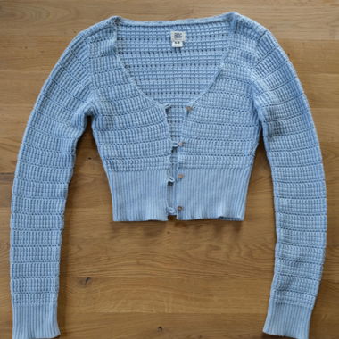 Urban Outfitters hell blaue BDG Strickjacke