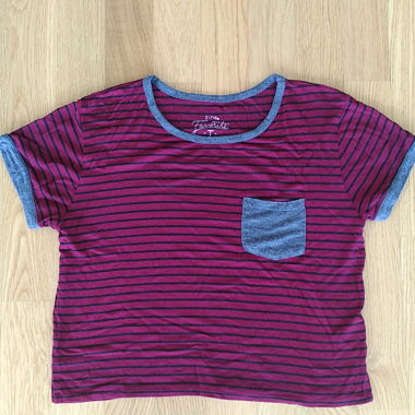 Zine US Skate Brand Crop T-shirt, Size L