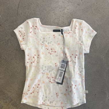 Floral kids T-shirt IKKS girls 6 years