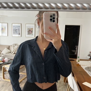 Camicia corta a righe, Taglia M
