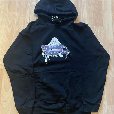Yung Hurn Hoodie Anime Noir Taille S