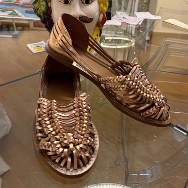 Sandali intrecciati in pelle NUOVI 