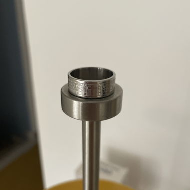Anello in acciaio inox