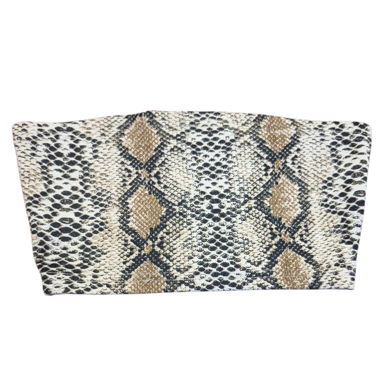 Schlange-Muster Bandeau Top