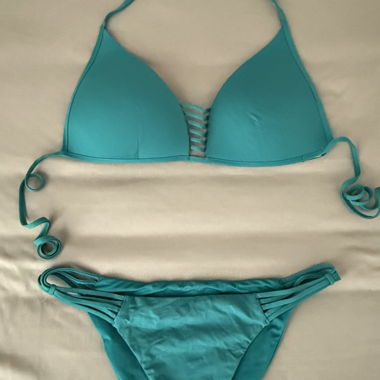 Turquoise Bikini with Ties Calzedonia