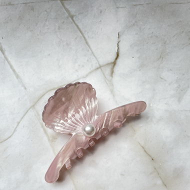 Pink Pearly Clip 