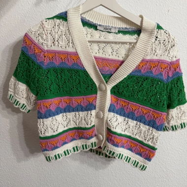 Maglia cardigan in maglia