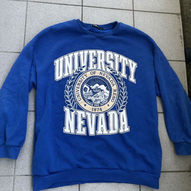 Sweat/Pull University Nevada bleu (H&M)
