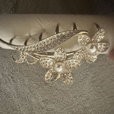 Fermaglio per Capelli a Fiore di Perline