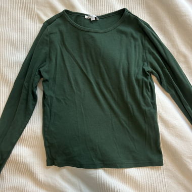 Maglietta maniche lunghe Subdued verde