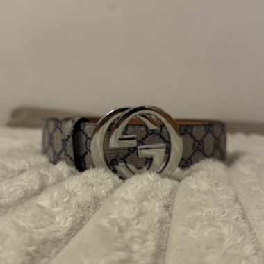 Cintura in pelle Gucci GG
