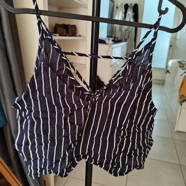 Crop top rayé