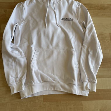 Hoodie blanc avec imprimé