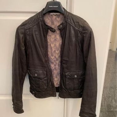 Black leather jacket Bash