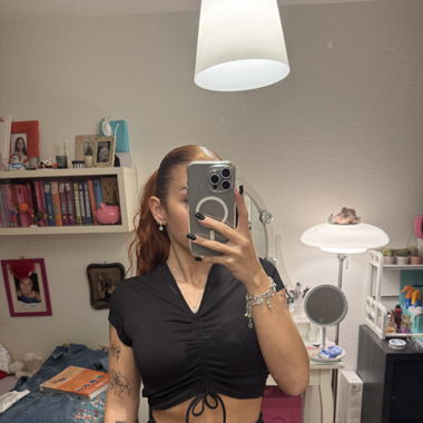 Black Crop Top